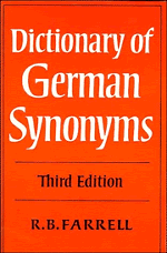 Dictionary of German Synonyms 1