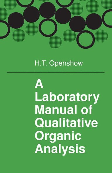 bokomslag Laboratory Manual of Qualitative Organic Analysis
