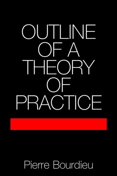 Pierre Bourdieu - Outline of a Theory of Practice, Häftad