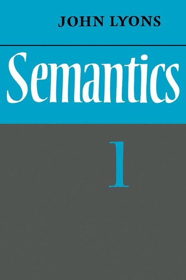 bokomslag Semantics: Volume 1