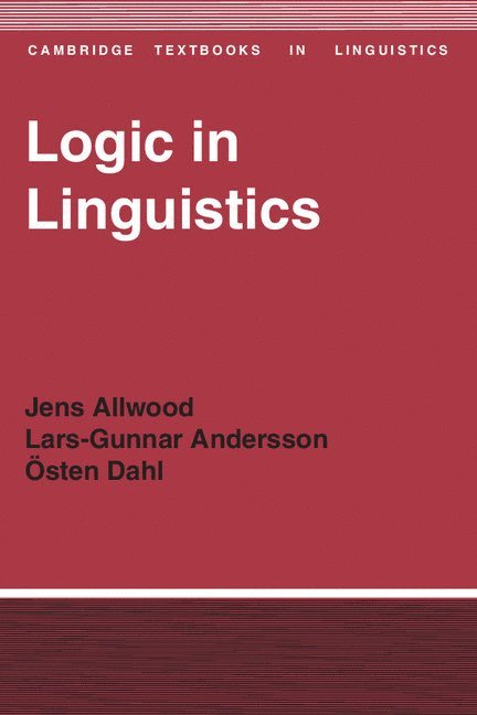 Logic in Linguistics 1