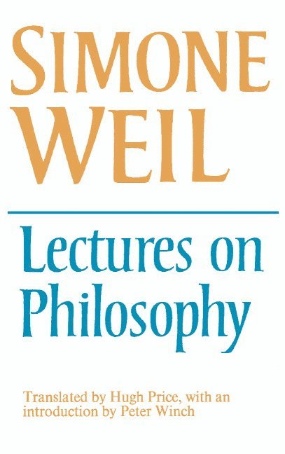 Lectures on Philosophy 1