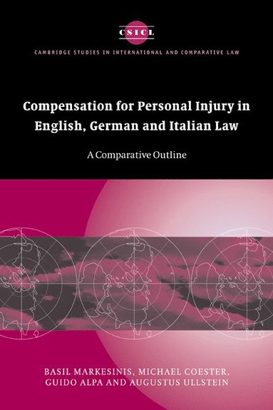 bokomslag Compensation for Personal Injury in English, German and Italian Law