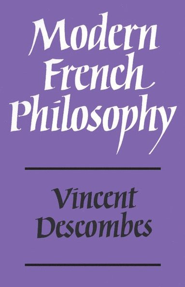 bokomslag Modern French Philosophy