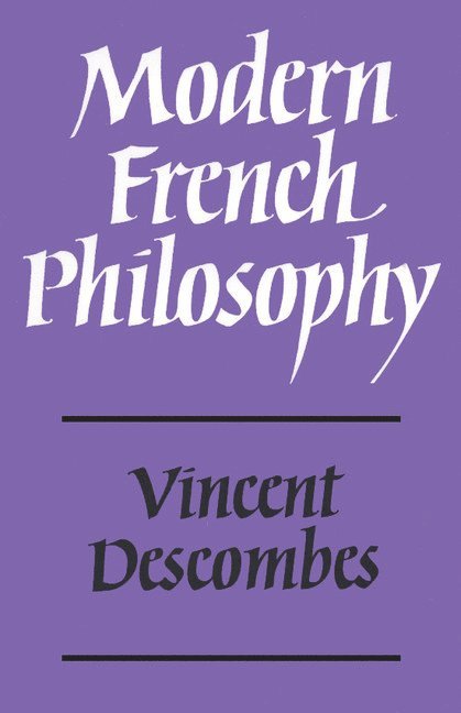 Modern French Philosophy 1