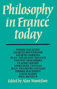 bokomslag Philosophy in France Today