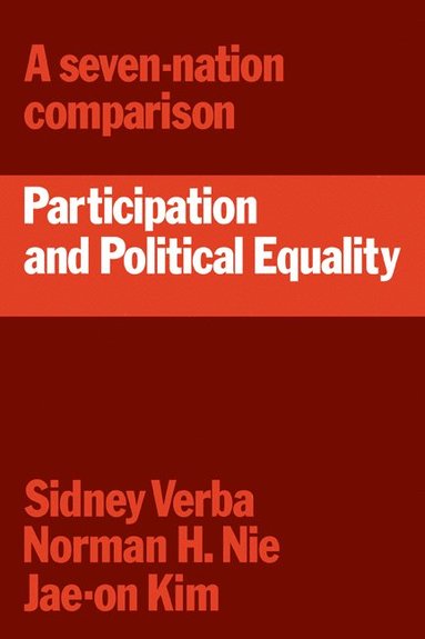 bokomslag Participation and Political Equality