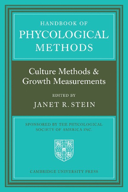 Janet R. Stein, Janet Stein, Johan A. Hellebust - Handbook of Phycological Methods, Häftad