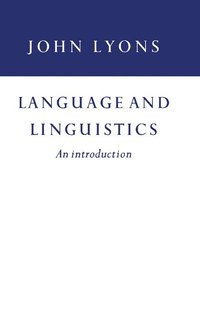 bokomslag Language and Linguistics