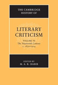 bokomslag The Cambridge History of Literary Criticism: Volume 6, The Nineteenth Century, c.1830-1914