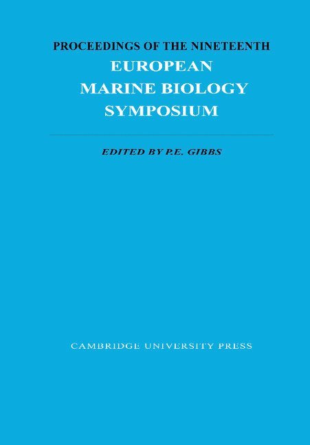 Proceedings of the Nineteenth European Marine Biology Symposium 1