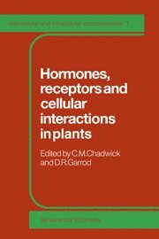 C. M. Chadwick, D. R. Garrod - Hormones, Receptors and Cellular Interactions in Plants, Inbunden