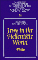 Ronald Williamson - Jews in the Hellenistic World: Volume 1, Part 2, Inbunden