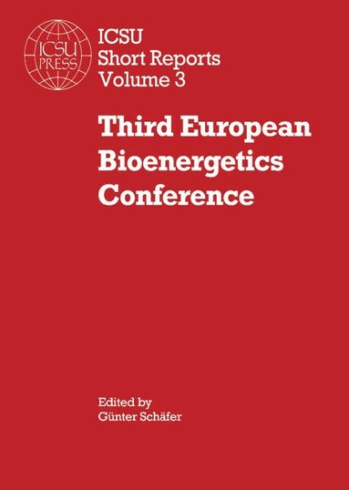 bokomslag Third European Bioenergetics Conference