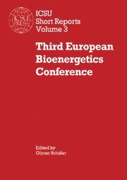 G&#252;nter Sch&#228;fer, Günter Schäfer, Gunter Schafer, Gunther Schafer, G. Nter Sch Fer - Third European Bioenergetics Conference, Inbunden