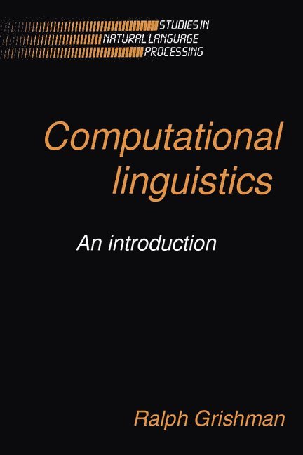 Computational Linguistics 1