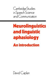 bokomslag Neurolinguistics and Linguistic Aphasiology