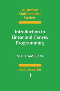 bokomslag Introduction to Linear and Convex Programming
