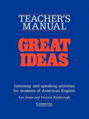 bokomslag Great Ideas Teacher's manual