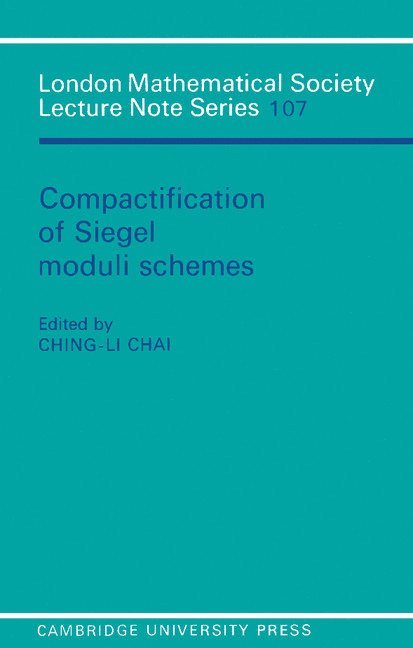 Compactification of Siegel Moduli Schemes 1