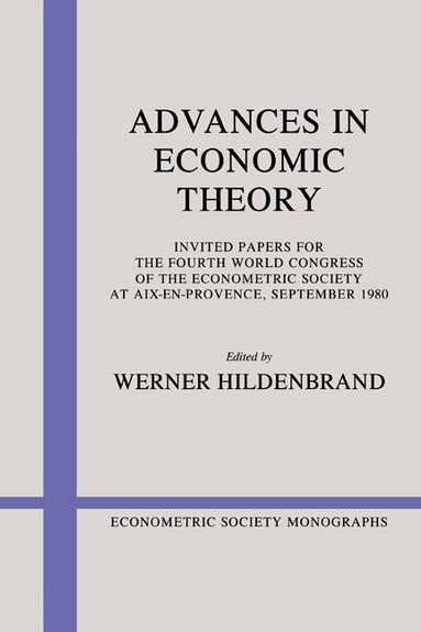 Werner Hildenbrand, W. Hildenbrand, Andrew Chesher - Advances in Economic Theory, Häftad
