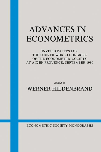 Werner Hildenbrand, Francee Econometric Society Worl, W. Hildenbrand - Advances in Econometrics, Häftad