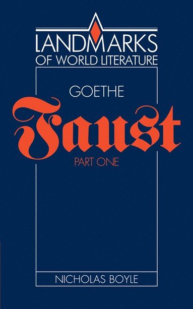 bokomslag Goethe: Faust Part One