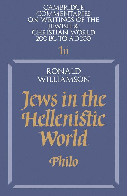 Ronald Williamson, Ron Williams, Williamson Ronald - Jews in the Hellenistic World: Volume 1, Part 2, Häftad