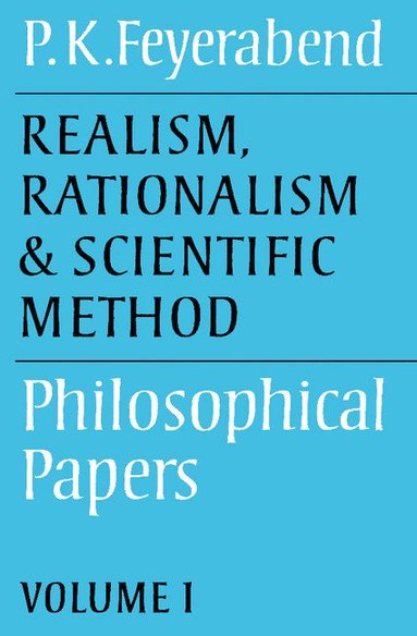 bokomslag Realism, Rationalism and Scientific Method: Volume 1