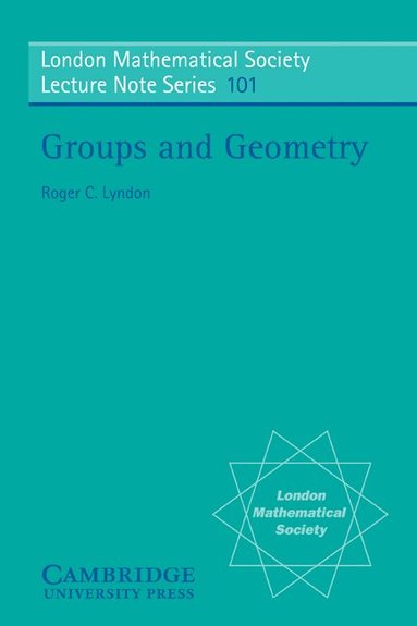 Roger C. Lyndon, N. J. Hitchin - Groups and Geometry, Häftad