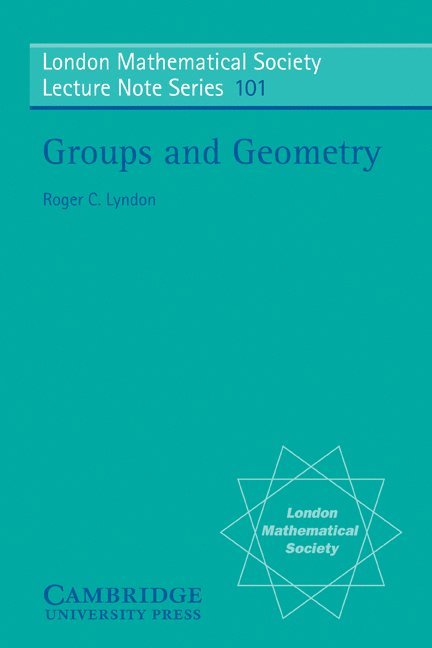 Roger C. Lyndon, N. J. Hitchin - Groups and Geometry, Häftad