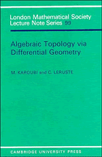 Algebraic Topology via Differential Geometry