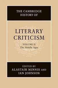 bokomslag The Cambridge History of Literary Criticism: Volume 2, The Middle Ages