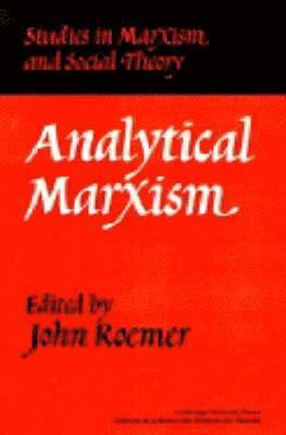 John Roemer - Analytical Marxism, Häftad