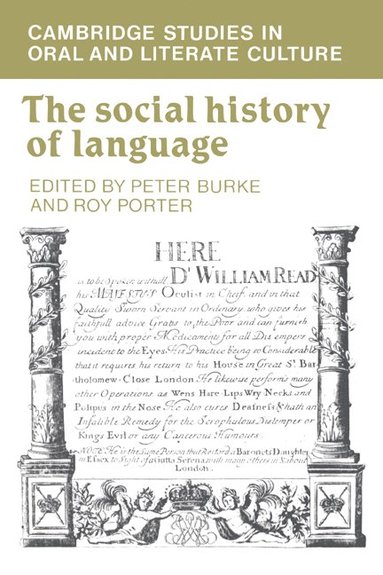 bokomslag The Social History of Language