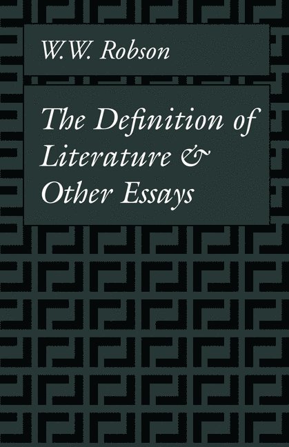 The Definition of Literature 1