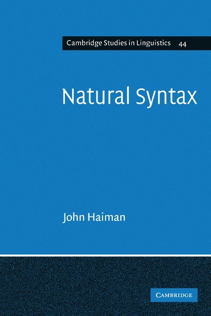 Natural Syntax 1