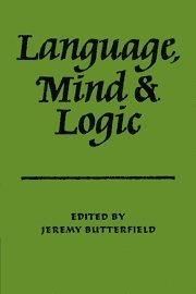 Butterfield - Language Mind and Logic, Inbunden
