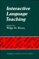 Wilga M. Rivers - Interactive Language Teaching, Inbunden