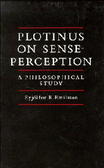 Eyjolfur Kjalar Emilsson - Plotinus on Sense-Perception, Inbunden