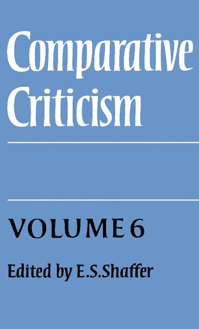 Comparative Criticism: Volume 6, Translation in Theory and Practice 1