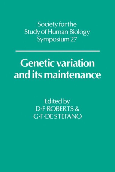 bokomslag Genetic Variation and its Maintenance