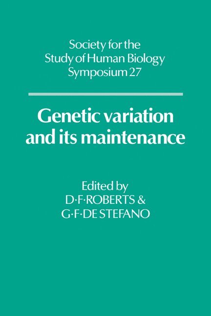Genetic Variation and its Maintenance 1