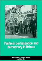 Geraint Parry, George Moyser, Neil Day - Political Participation and Democracy in Britain, Inbunden
