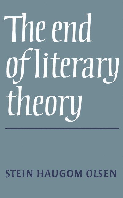 The End of Literary Theory 1