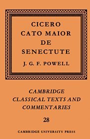 Cicero: Cato Maior de Senectute 1