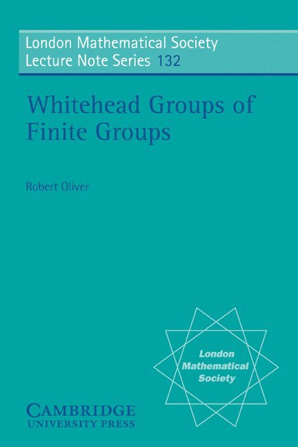 Whitehead Groups of Finite Groups 1