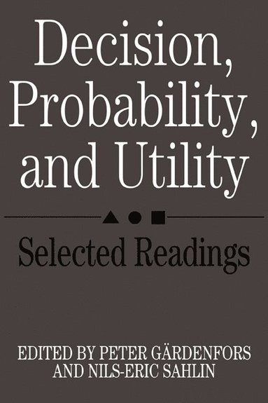 bokomslag Decision, Probability and Utility