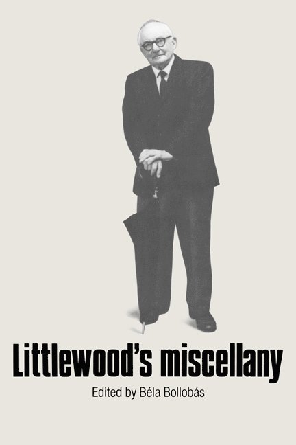 Littlewood's Miscellany 1
