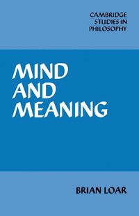 bokomslag Mind and Meaning